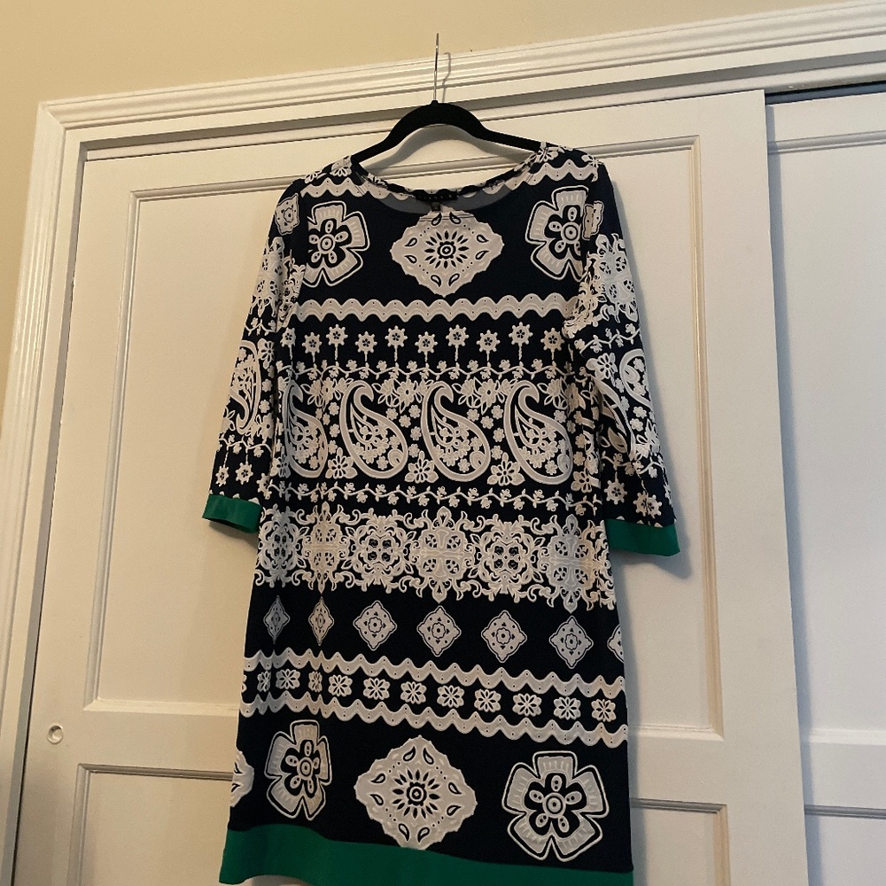 3/4 sleeves polyester dress Tianna B